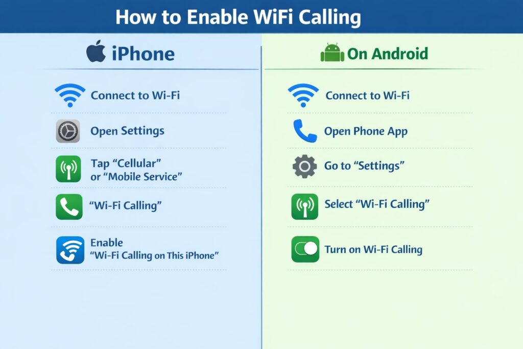 How to Enable Wifi Calling