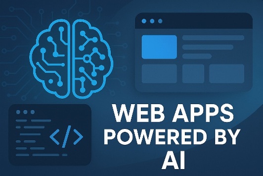 Is it possible to create a web app with AI?