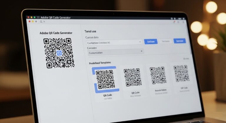 QR CODE GENERATOR ADOBE visual data 6