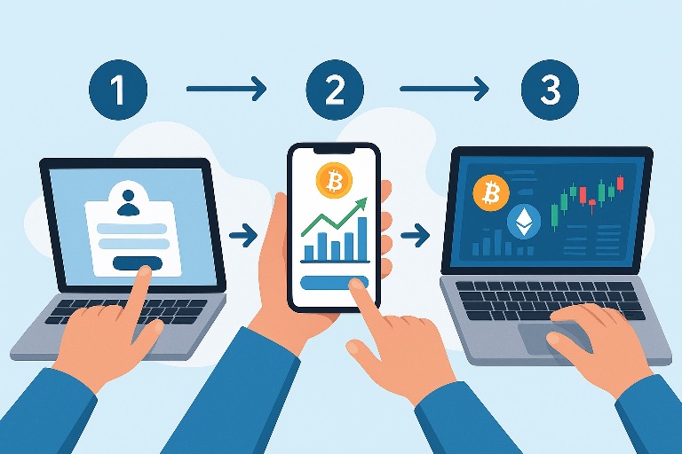 How crypto30x.com works (from sign-up to first trade)