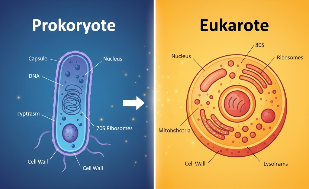 Prokaryotes vs Eukaryotes: key cell differences