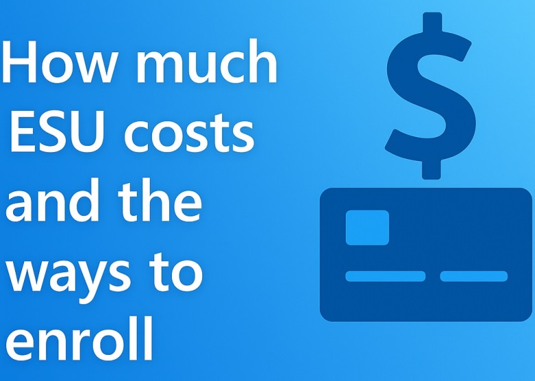How much ESU costs and the ways to enroll