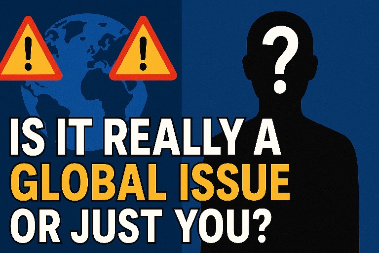 Is It Really a Global Issue or Just You