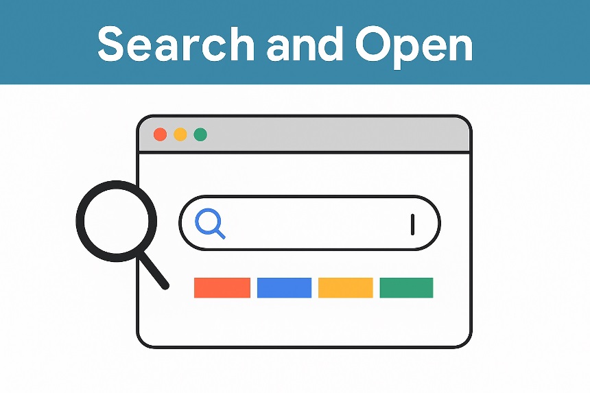 Search and Open