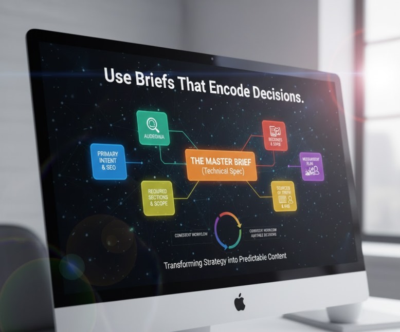 Use Briefs That Encode Decisions