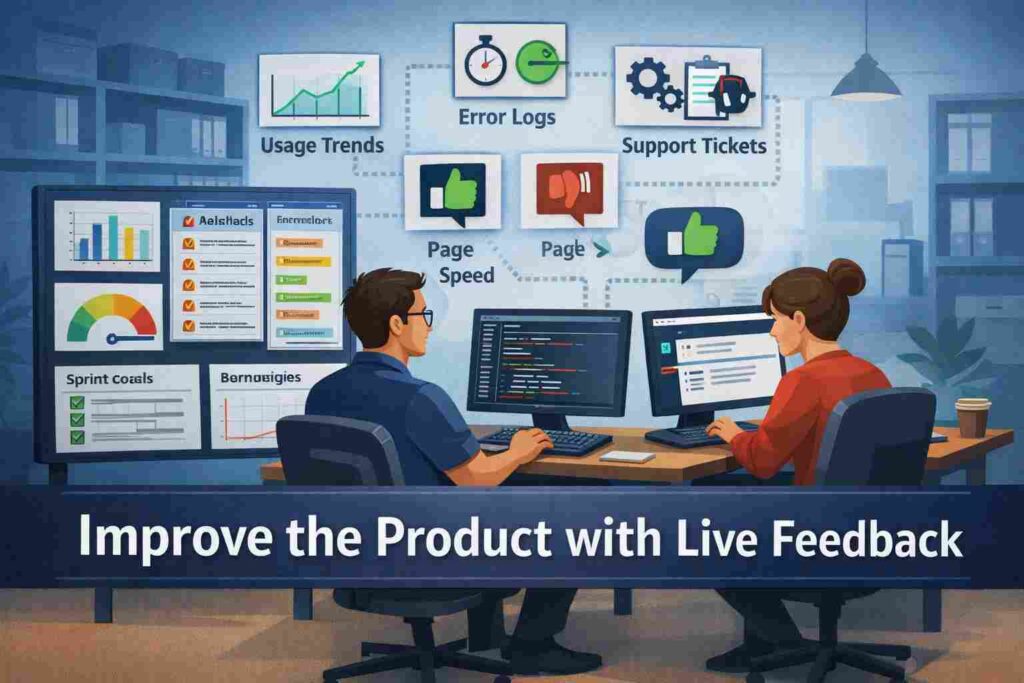 Improve the product with live feedback