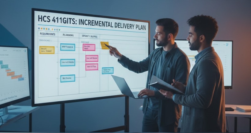 Plan the delivery in small, testable increments