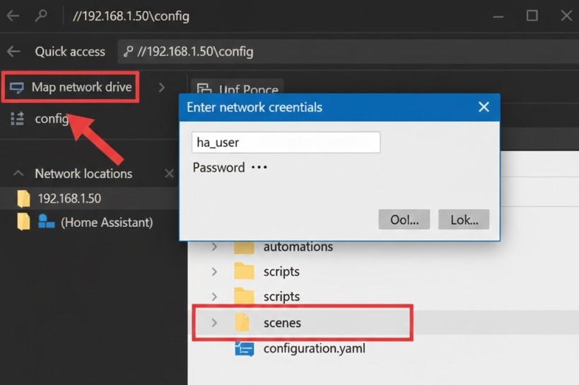 Step 4 Browse and pin a folder