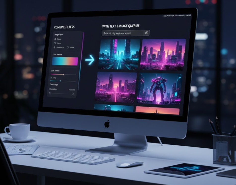 Combine Filters with Text and Image Queries
