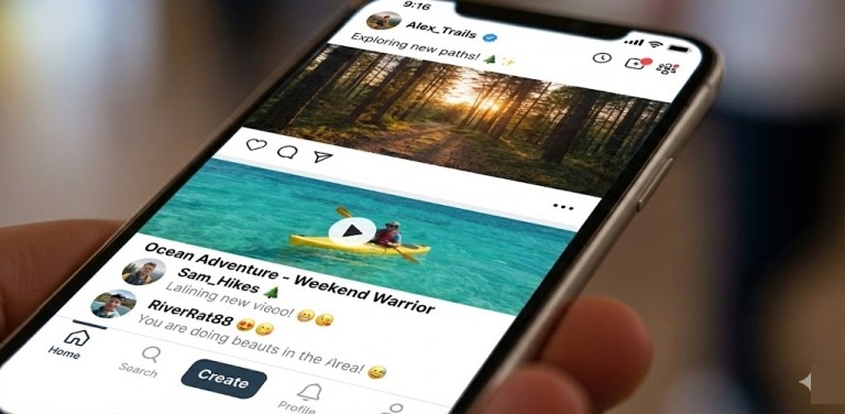 How to code social media app