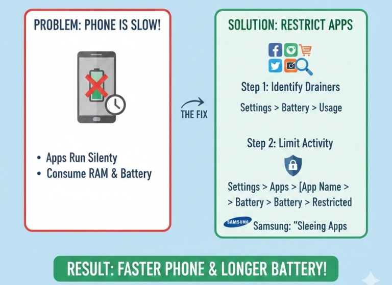 Kill the Background Apps That Are Secretly Draining Your Phone