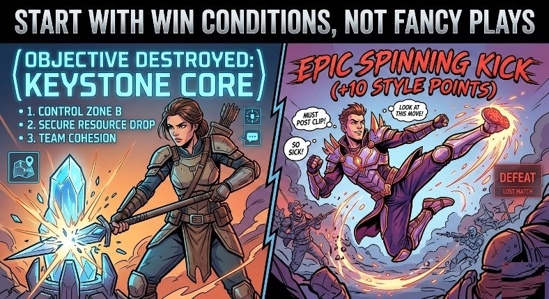 Start With Win Conditions, Not Fancy Plays