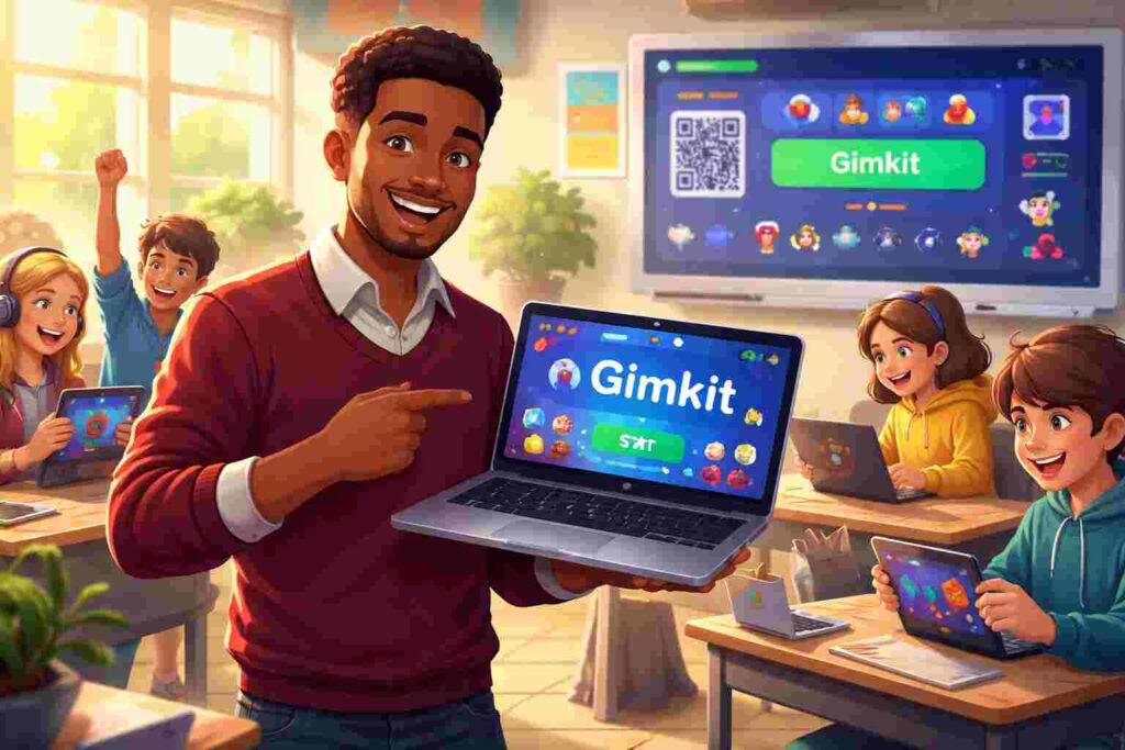 host gimkit game