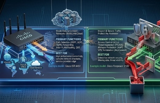 Cisco Router vs. Cisco Firewall 