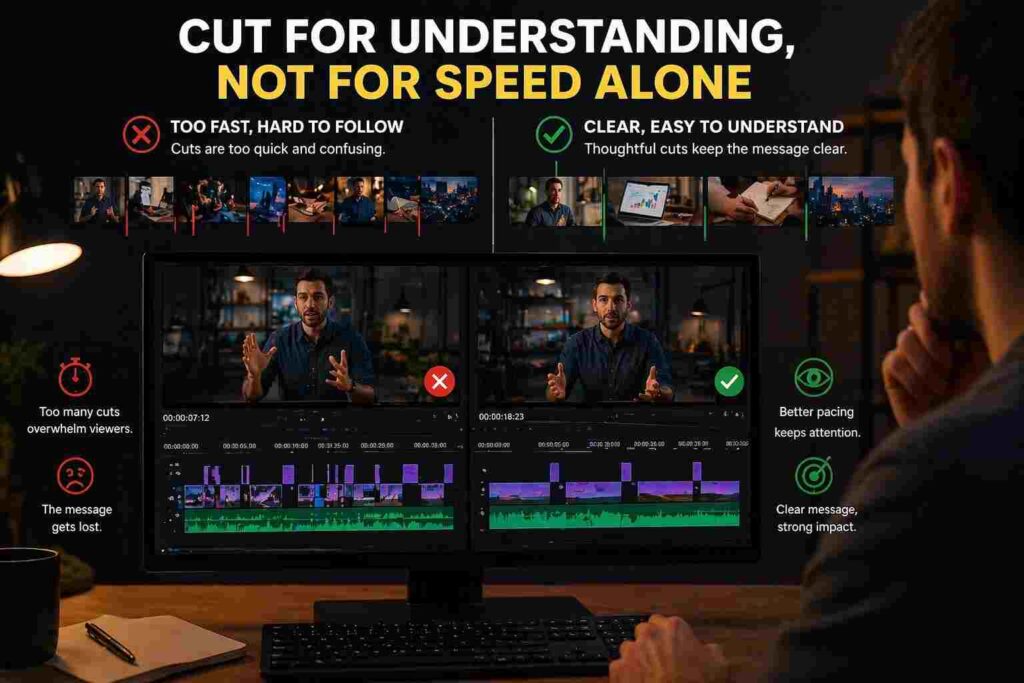 Cut for understanding, not for speed alone