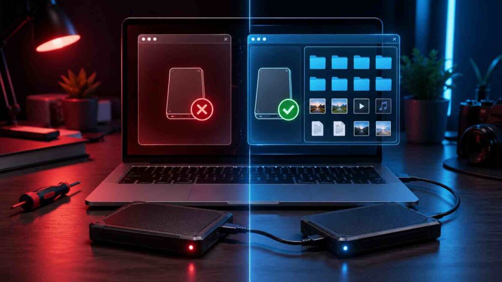 How to Fix an External Hard Drive Not Showing Up Instantly