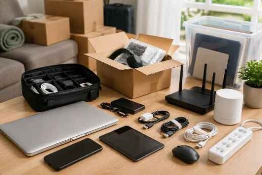 How to Keep Your Devices, Files, and Internet Setup Organized While Moving