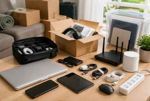 How to Keep Your Devices, Files, and Internet Setup Organized While Moving