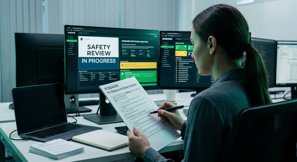 Safety Review Before Using Software RCSDASSK