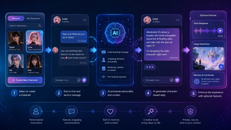 How Flipped AI Chat Works
