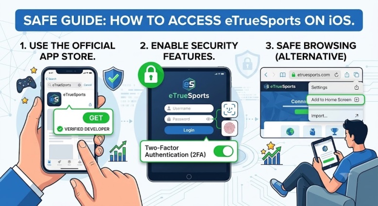 How to Access eTrueSports on iPhone or iPad Safely