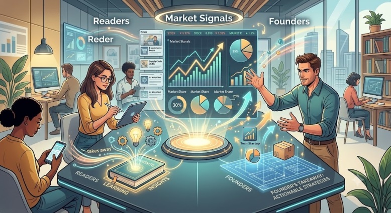 What Readers and Founders Can Take Away from Today’s Market Signals