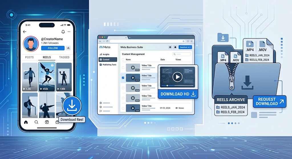 Try Facebook's Built-In Download Option First