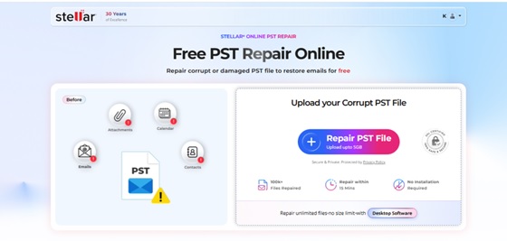 Overview of Stellar Repair for Outlook